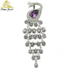 Gümüş Zirkon Tarz Broş